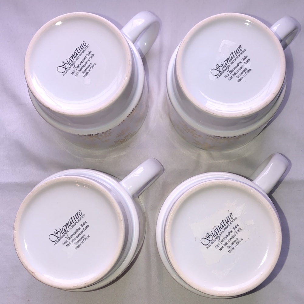 Signature Housewares Coffe Mug Set - Picture 5 of 8